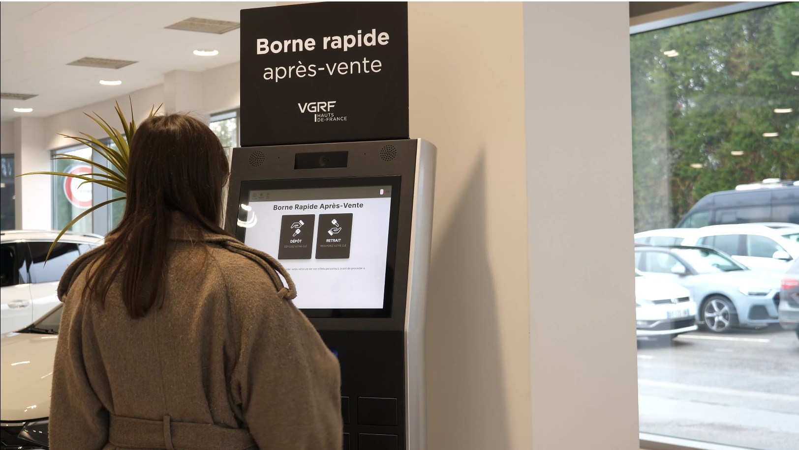 Audi Marne la vallée - Borne rapide après-vente